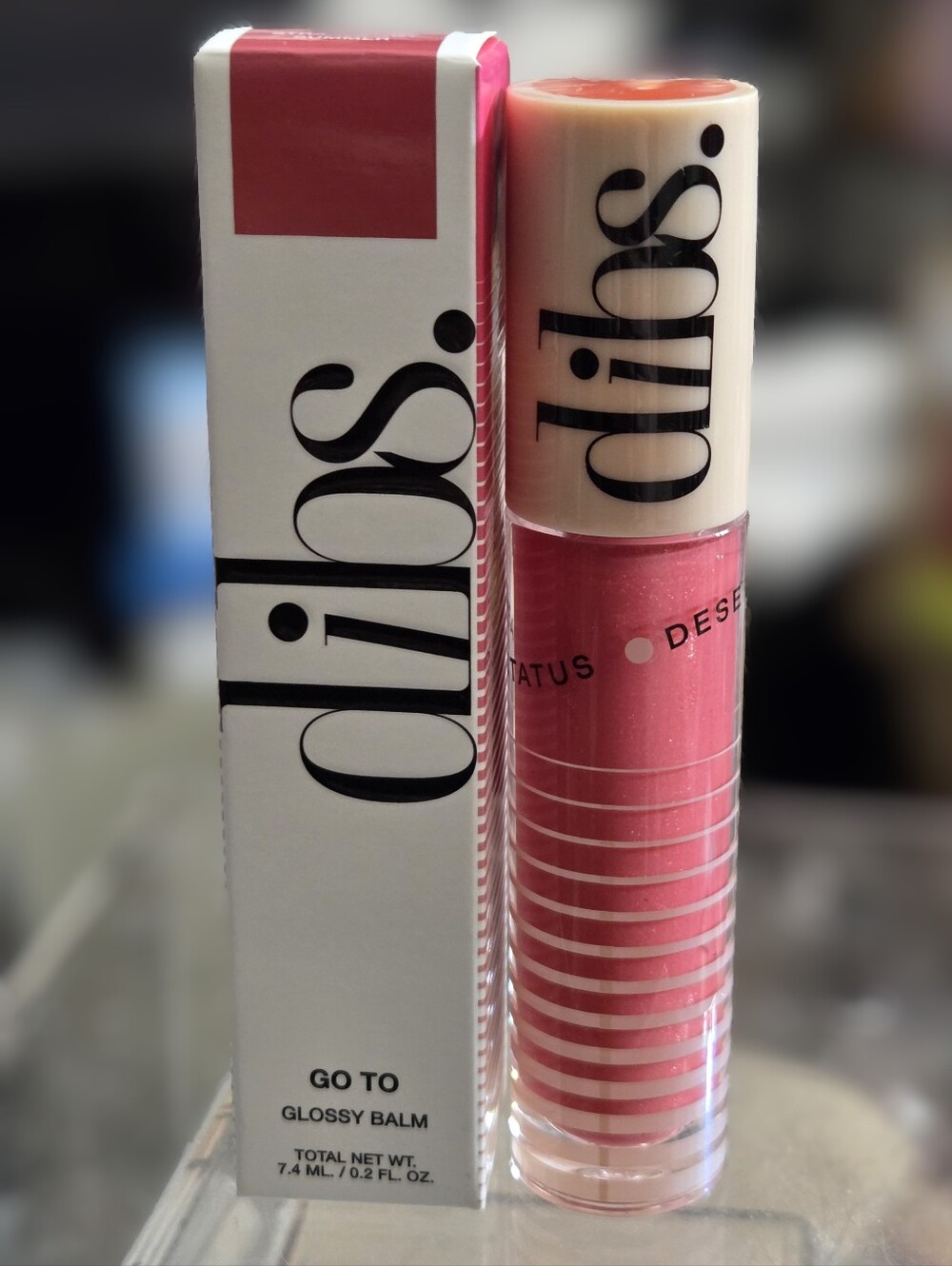 Dibs Lipgloss Go To Glossy Balm in Strawberry Fields